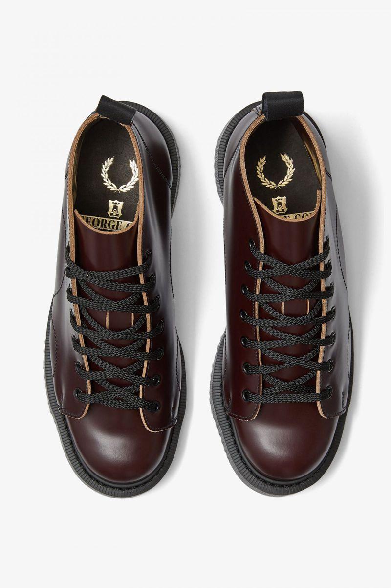 Brown Fred Perry SB5372 Men's Shoes | PH 1154YXFU